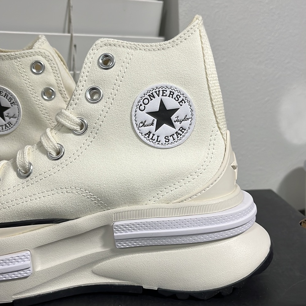 NWT Converse Women's Run Star Legacy CX Shoes - Off white - High Top - A00868C - Picture 3 of 12